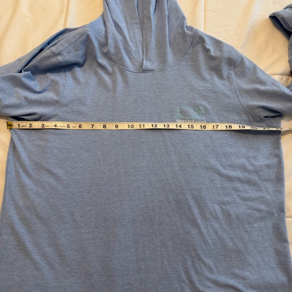 Vineyard Vines Sky Blue Long Sleeved Hoodie Size XL Like New - Picture 9 of 9